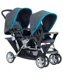 Graco Stadium Duo Pushchair - Tarmac Stripe