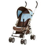 Tandem stroller umbrella fold