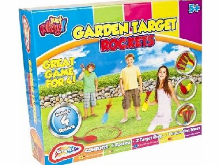 Grafix Garden target rockets- outdoor fun