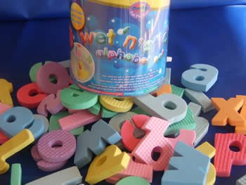 Wet N Stick Alphabet Set