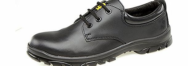 Grafters Non-Metal Composite Safety Mens Shoes (10 UK, black)