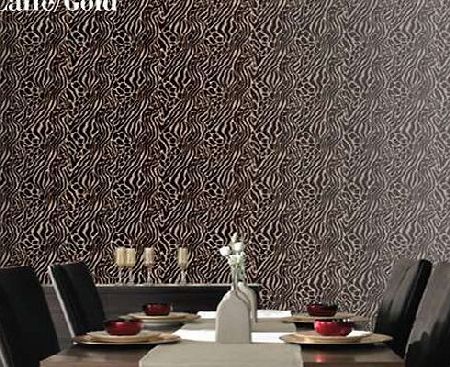 & Brown Easy Tiger Wallcovering By Julien