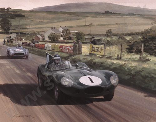 1955 Dundrod T.T. - Mike Hawthorn Print