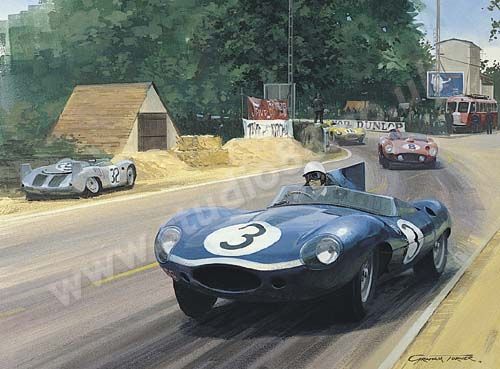 Graham Turner 1957 Other Motorsport - Ron Flockhart Print