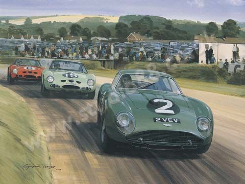 1962 Goodwood T.T. - Jim Clark Print