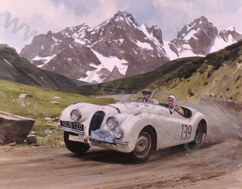 Alpine Trial - Pat Appleyard Print