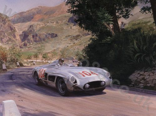 Battered Out Victorious - Stirling Moss and Peter Collins Print