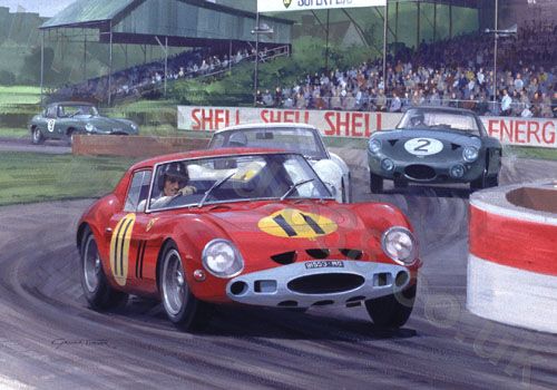 Goodwood T.T. - Graham Hill Print