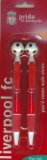 GRANADA VENTURES LTD RED AMOS OFFICIAL LIVERPOOL 2 RED CRESTED PEN SET