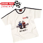 grand prix junior Boys Bike Racer T-Shirt