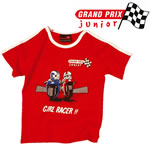 Girls Bike Racer T-Shirt