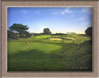 Grandison Galleries Carnoustie 12th Hole No Frame/mount
