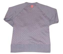 Gravy Grid print print back sweat