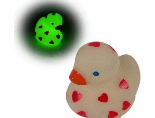 Great Gifts Mini Glow in the Dark Ducks - Rubber Ducky - Girls / Girl / Boy / Boys / Child / Children / Kid Reduced/ On Sale / Offer Quality/ Well Made Toys / Games / Stocking Fillers Ideas