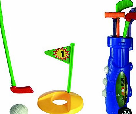 Great Gifts Plastic Golf Caddy - My First Golfing Set - Girls / Girl / Boy / Boys / Child / Children / Kid Top / Most / Best Popular Toys / Games For Stocking Fillers - Suitable Age 3 