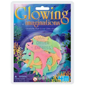 Great Gizmos 4M Glow Colour Glitter Dolphins