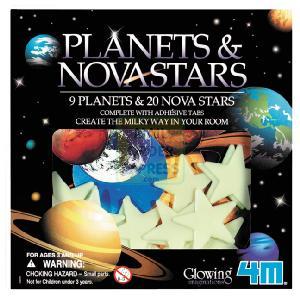 Great Gizmos 4M Glow Planets and Nova Stars Box