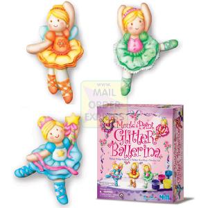 Great Gizmos 4M Mould and Paint Glitter Ballerina