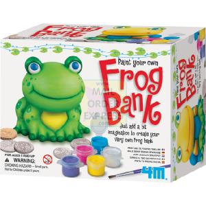 4M Paint Your Own Frog Bank