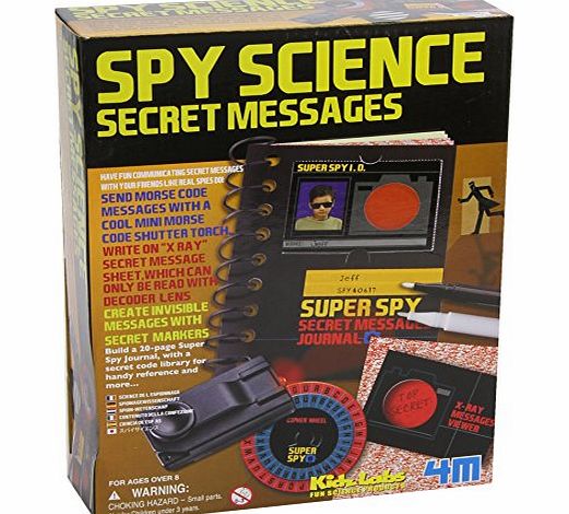 Great Gizmos 4M Spy Science Secret Message Kit