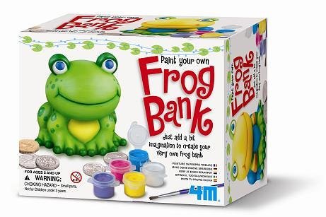 Paint Your Own Frog Bank