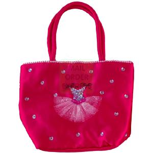 Great Gizmos Pink Poppy Hot Pink Tutu Satin Bag