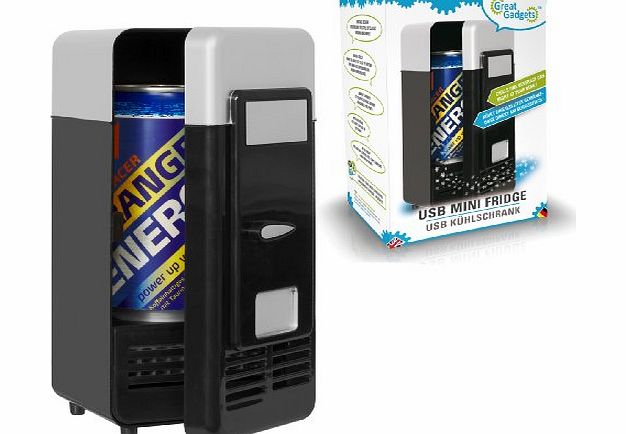 GreatGadgets 3072 USB Mini Fridge (Black)