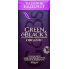 Green & Blacks Milk Chocolate with Raisins &