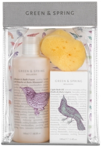 GREEN and SPRING RELAXING BATHING SET (3 PRODUCTS)