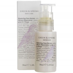 GREEN and SPRING SKINCARE RESTORING FACE SERUM