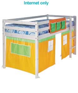 Green and Orange Mid Sleeper with Tent