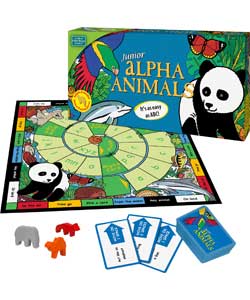 Green Board Games Junior Alpha Animals Board Game