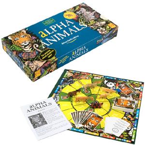The Green Board Game Alpha Animals Family Game