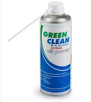 Green Clean - 400ml Hi-Tech Air Can (One use valve) - Ref. G-2050
