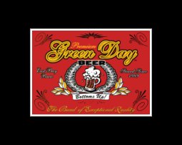 GREEN DAY Beer Label Matted Print Matted Print