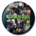 Green Day Collage Button Badges