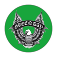 Green Day Eagle Button Badges