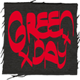 Green Day Red Logo (Canvas) Patch