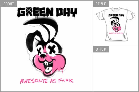 Green Day (Road Kill) Girls T-shirt brv_12141207_P