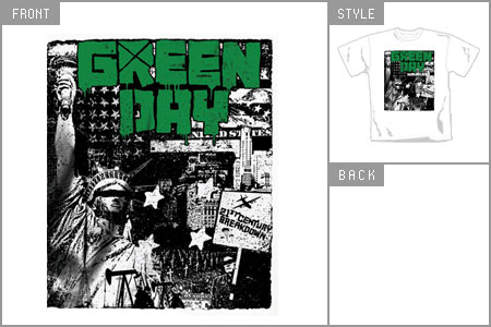 Green Day (Statue of Lib) T-shirt brv_12141000_P