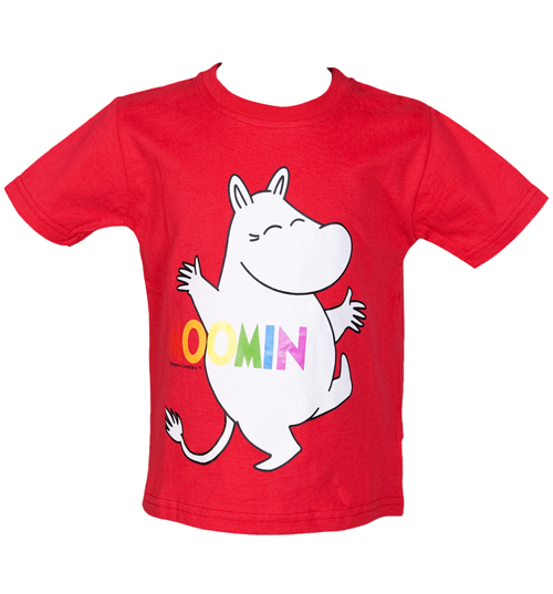 Green Eyed Monster Kids Happy Moomin T-shirt from Green Eyed Monster