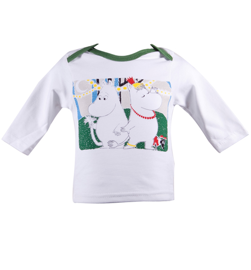 Green Eyed Monster Kids Long Sleeve Moomins T-Shirt