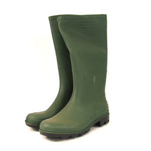 green Full Length Wellington Boot - Size 10/44