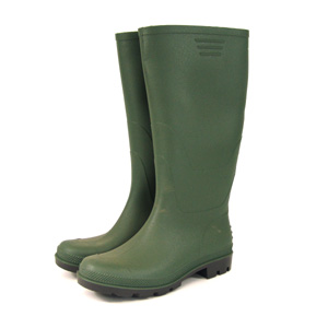 green Full Length Wellington Boot - Size 7/40-41