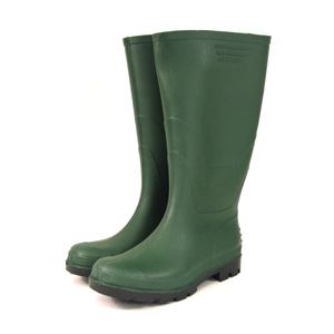 green Full Length Wellington Boot - Size 8/42