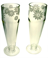 Recycled Juice Bottle Flutes - perfect for