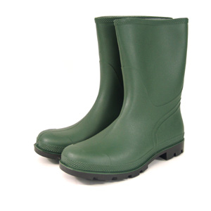 green Half Length Wellington Boot - Size 10/44