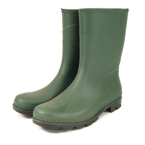green Half Length Wellington Boot - Size 11/45