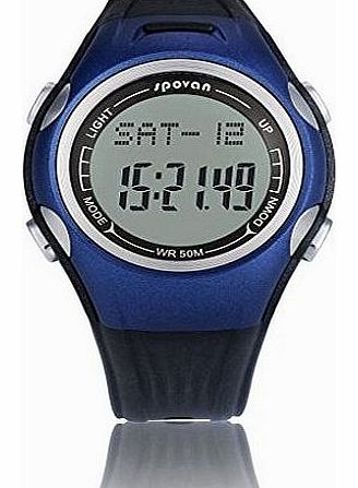 Health Watch SPV901 Colorful Wrist Watch for Health 3D Pedometer Blue