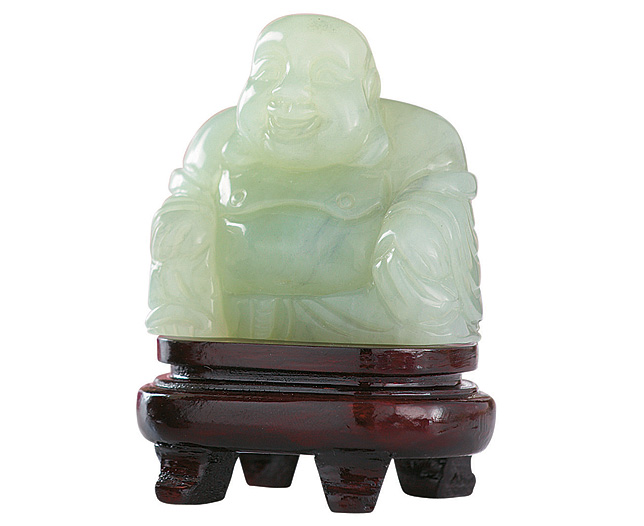 Green Jade Buddha Ornament